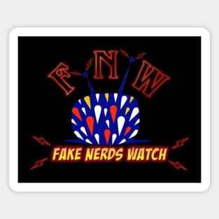 Fake Nerds Watch Logo Magnet